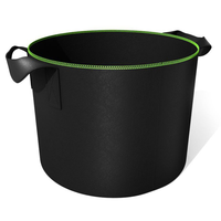 Pot de jardin en feutre respirant écologique, sac de culture hydroponique 5 ou 7 gal avec ligne verte pour jardinage des légumes, livraison gratuite