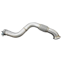 Downpipe Racing Stainless Steel Contach untuk Mercedes-Benz W176 A180 A200 A220 A250 1.6T 2.0T