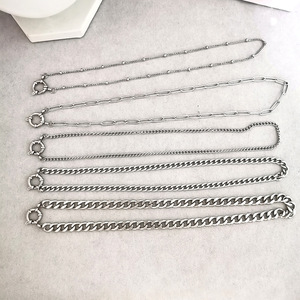 Paslanmaz Çelik Yaylı Halka Büyük Denizci Tokalı Kolye DIY Charm Tutucu Ataç Rolo Küba Zinciri Katmanlı Unisex Takı - Product Image 3