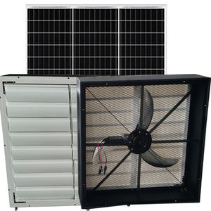 Ventilateur d'extraction mural solaire à contrôle automatique de la température, personnalisable OEM/ODM, en acier inoxydable, étanche, pour <span class=keywords><strong>ventilation</strong></span> hors réseau - Product Image 4