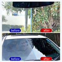 Removedor de Película de Grasa Astree con Aplicador de 100 ml, Limpiador de Vidrios para Eliminar Manchas de Agua, Limpiador de Parabrisas Antideslumbrante, Cepillo para el Cuidado de Vidrios de Automóviles