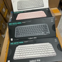 Keyboard Nirkabel Ultra-Tipis Pintar dengan Lampu Latar Belakang MX Keys Mini Smart Optical untuk 3 Perangkat Dropshipping Keyboard Kantor