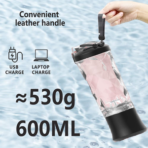 Portable Manual USB Rechargeable Blender Juicer Electric Smoothie Maker Fruit Mixer Bottle RV Travel Office Gym Home Use - Product Image 3