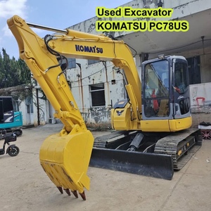 รถขุดขนาดเล็ก Komatsu PC78US มือสองจากญี่ปุ่น คุณภาพสูง น้ำหนัก 7.8 ตัน พร้อมเครื่องยนต์ เกียร์ และปั๊ม ได้รับการรับรองมาตรฐาน CE และ EPA - Product Image 1