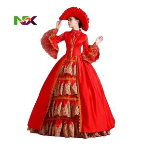 Disfraz de Cosplay Victoriano Rococó Medieval de María Antonieta para Mujer, Estilo Vintage, Personalizado con Sombrero - Product Image 3