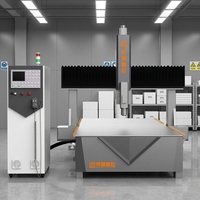 Fraiseuse CNC multifonction 4 axes Rongchi robuste pour la découpe de mousse automobile, les prototypes, la décoration de villas et la sculpture de colonnes en bois massif