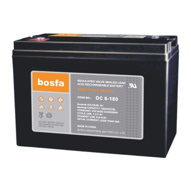 DC6-180 Lead Acid Batteries. 6v 180ah Deep Cycle Battery for Sale