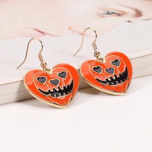 Pendientes de Halloween, joyería redonda de metal duradera para fiestas, para adultos, uso en interiores - Product Image 4