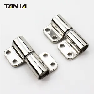 Zinc alloy detachable mute light damping hinge factory metal silver hinges for electrical cabinets automatic equipment