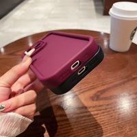 Coque de téléphone personnalisée en TPU souple antichoc, couleur unie, pour iPhone 17 Air 16 Pro Max, pour femmes et jeunes filles