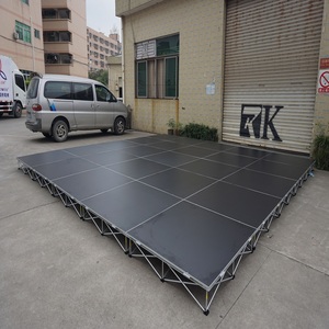 Aluminum portable lighting stage modular stage for T <b>show</b> - Product Image 1
