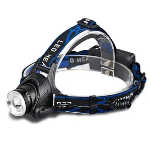 RTS AT Factory direct sales Zoom led headlights outdoor fishing headlight Usb rechargeable headlights T6 18650 Lithium Headlamp