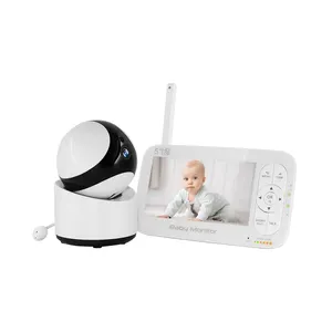 720P baby Monitoring Camera Baby Monitor con schermo 5 pollici LCD Baby Monitor Camera