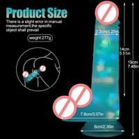 Jouet sexuel en silicone populaire pour adultes, Dildo anal en silicone transparent, Dildo réaliste en silicone de grande taille pour femmes