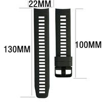 Correa de Silicona para Reloj Garmin Instinct 2, Ancho de 22 mm, Hebilla de Pin, Multicolor, Disponible en Fábrica