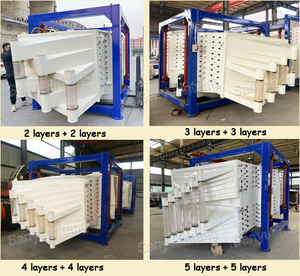 Silica cát sifter vuông rung màn hình sàng lọc gyratory rung screener Swing cát sàng máy cho cát sàng lọc - Product Image 4