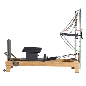 Torre <span class=keywords><strong>de</strong></span> Pilates Reformer <span class=keywords><strong>de</strong></span> Madera <span class=keywords><strong>de</strong></span> Roble Personalizada con Máquinas <span class=keywords><strong>de</strong></span> Medio Trapecio para Estudios <span class=keywords><strong>de</strong></span> Pilates - Product Image 2