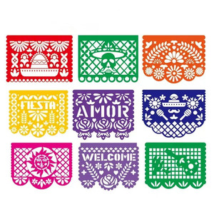 Banderines de Carnaval de piñata con bandera mexicana perfectos para celebraciones temáticas fiestas de cumpleaños y eventos del Cinco de Mayo - Product Image 3