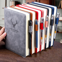Cuaderno/Diario A5 de Cuero Sintético Super Grueso de 100/180/200/360 Páginas con Logotipo Personalizado