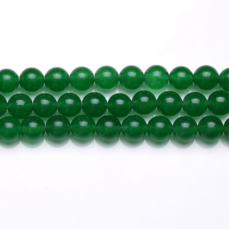 Tự Nhiên Chrysoprase Loose Hạt Màu Xanh Lá Cây Hạt Mã Não Màu Xanh Lá Cây Chalcedony Hạt