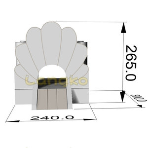 Casa de salto inflable de grado comercial de pvc, casa de rebote blanco para fiesta de boda - Product Image 3
