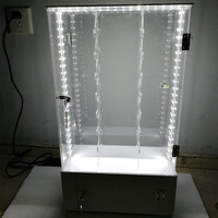 Usine du Vietnam 10 pièces couteau pliant Led boîtier rotatif vitrine en acrylique tour vitrine armoire de rangement