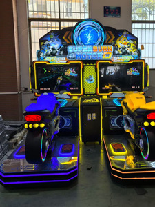 Phổ biến nhất hai người bền kim loại xe máy thành phố phù hợp với đua mô phỏng tiếng anh đồng tiền hoạt động Arcade trò chơi cơ điện - Product Image 2