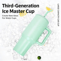 Gobelet isotherme en acier inoxydable 3.0 de 40 oz, isolation sous vide, maintien chaud/froid 6-12h, tasse de voyage portable pour extérieur et maison