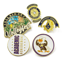 Épinglette de chapeau personnalisée en usine fabricant d'épinglette dure souple dessin animé en métal insignes de logo personnalisé épingle en émail de conception