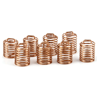 Ressorts de torsion en spirale en bronze phosphoreux métallique de haute qualité, petits ressorts de contact torsadés pour charge, vente en gros directe usine OEM