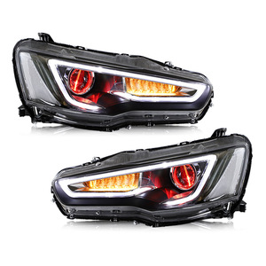 Conjunto de Faros LED Modificados de 12V para Yishen D 2008-2016, Luces de 55W, 4600 Lúmenes, 5600K, Luz Trasera LED Completa con Efecto de Flujo - Product Image 1