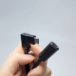 支持定制90 °   弯头 USB Type C 公对母延长线 短型 Type-C 延长线 适用于 VR Steam Deck 笔记本电脑 低起订量 - Product Image 5