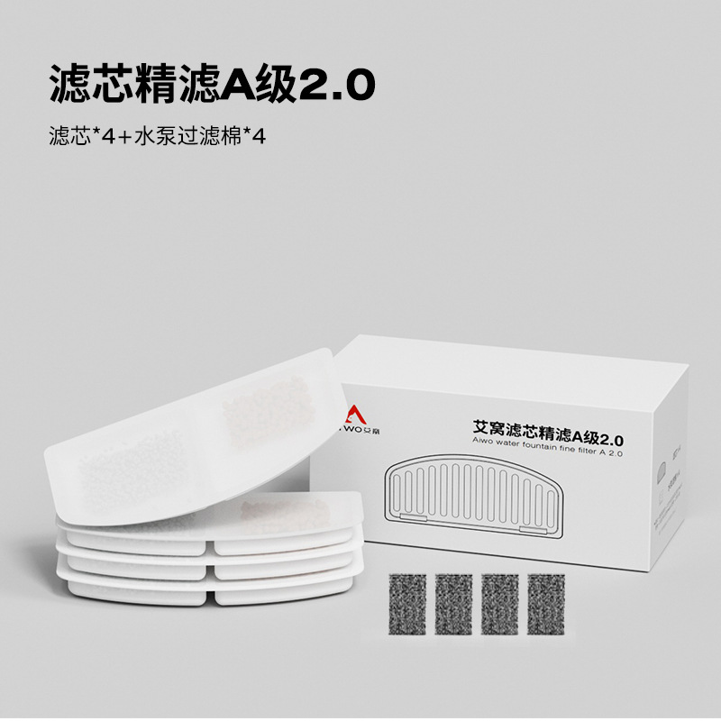 Filtro 4 pezzi bianco