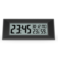 Despertador digital, Alarma de tiempo, termómetro, higrómetro, calendario de repetición, Radio Control, mesa, escritorio, pared, descarga eléctrica, reloj despertador