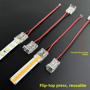 ขั้วต่อ LED แบบมุมฉาก 2 พิน 3 พิน รูปตัว L 180 องศา สำหรับแถบไฟ LED COB SMD แบบไร้รอยต่อขนาด 5 มม. 8 มม. 10 มม. รองรับกระแสไฟสูง - Product Image 3