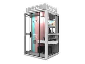 Cabina <span class=keywords><strong>de</strong></span> estudio en vivo para interior, montaje <span class=keywords><strong>de</strong></span> vidrio privado, fácil instalación, 110V-240V, universal, ISO9001 - Product Image 3