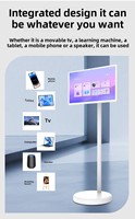 21.5 pouces intégré multimédia Smart TV Best Friend Series avec miroir d'écran sans fil Longue durée de vie de la batterie Résolution HD 120Hz