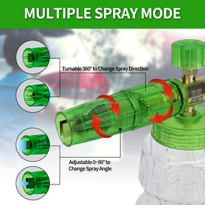 Lanza de espuma de nieve de aluminio, arandela eléctrica, Cañón de espuma, boquilla de espuma, lanza de pistola de espuma de jabón de alta presión - Product Image 5