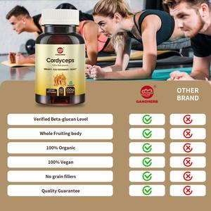 Barattolo di Capsule Erboristiche di Lusso Personalizzate per Adulti, Certificate HACCP, con Cordyceps Militaris e Funghi Reishi Biologici - Product Image 3