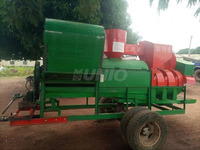 Vente chaude de décortiqueuse de soja au Ghana pour les exploitations agricoles, décortiqueuse de maïs diesel, machine à battre le soja