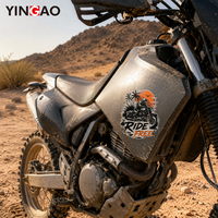 Autocollants en PVC résistants aux intempéries, autocollants personnalisés résistants aux UV, forte adhérence, autocollants d'extérieur pour moto de montagne, équipement de plein air