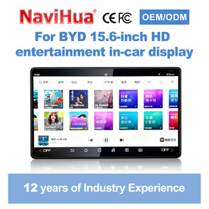 จอภาพ LCD ขนาด 15.6 นิ้วสำหรับรถยนต์ Navihua อัปเกรดสำหรับรถยนต์ BYD ซีรีส์ QIN SONG YUAN HAN Tang Dolphin Seal - Product Image 1