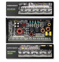 Nouveauté Système de sonorisation de voiture Amplificateur audio classe D 1000W TP-1000.1D monobloc