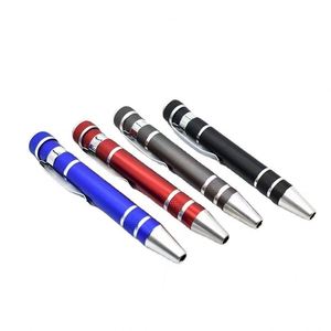 Portable Multi-Tool <b>Screwdriver</b> Pen with 8 Magnetic Bits Internal Storage Aluminum Shell Pocket <b>Precision</b> <b>Screwdriver</b> <b>Set</b> - Product Image 5