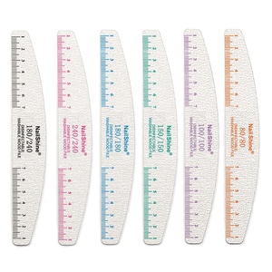 Ruler Print Thin Emery Board Wood Core Nail Files for Wholesales Factory