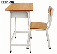 Bureau et chaise d'étudiant en bois personnalisables, bureau de formation scolaire, chaises et tables de classe, mobilier scolaire