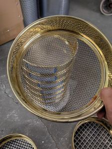 Boden Sand Feinaggregat Messing Bronze Testsiebe Labor-Testsieb - Product Image 4