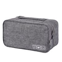 Sacs de rangement multifonctionnels en gros, rectangulaires 50x40x30cm, pour sous-vêtements et soutiens-gorge de salle de bain, à trois couches, muraux et détachables