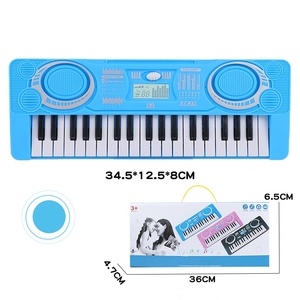 Vente en gros de mini claviers électroniques en plastique à 37 touches pour l'éducation précoce, instrument de musique pour bébé, jouet pour enfants - Product Image 4
