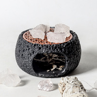 Diffuseur de cire en béton de marque LAVO en gros, écologique, résistant à la chaleur, durable, portable, pour parfum d'intérieur et aromathérapie, en cristal